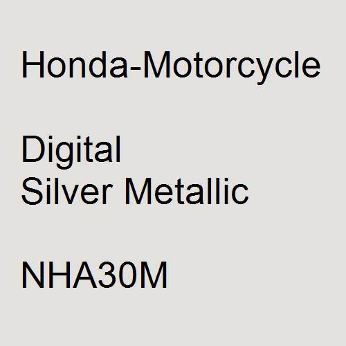 Honda-Motorcycle, Digital Silver Metallic, NHA30M.